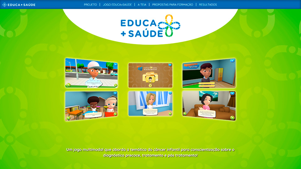 Educa+Saúde - Website